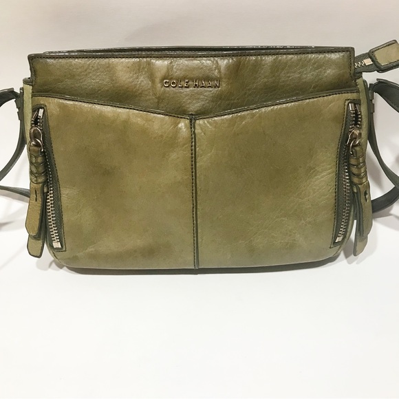 Cole Haan Handbags - Cole Haan Felicity Top Zip Crossbody in Olive
